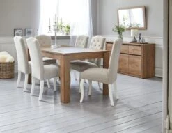 Table VEDDE 90x160 Chêne -Meubles Reduction Magasin 100635