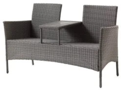 Banc FASTERHOLT L138xP61 Gris
