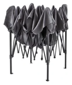 Tonnelle JERUP L2,7xL2,7xH2,6 Gris -Meubles Reduction Magasin 112239