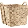 Panier MARINUS L40xL40xH31cm Naturel -Meubles Reduction Magasin 112556