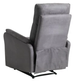 Fauteuil Inclinable ABILDSKOV électrique Tissu Gris -Meubles Reduction Magasin 113692