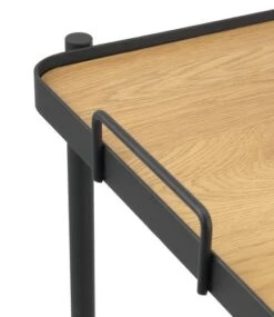 Desserte GANGSTED Chêne/noir -Meubles Reduction Magasin 114625