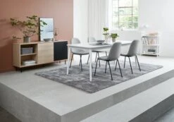 Bibliothèque HERNING 3 Tablettes Blanc -Meubles Reduction Magasin 115221