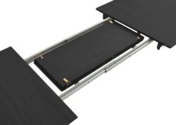 Table EGENS 90x190/270 Noir -Meubles Reduction Magasin 115442 1