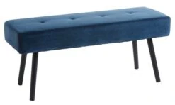 Banc RJUKAN Velours Bleu Foncé