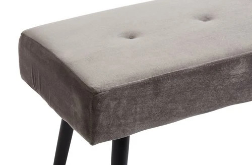 Banc RJUKAN Velours Gris 4 Banc RJUKAN Velours Gris – Image 2