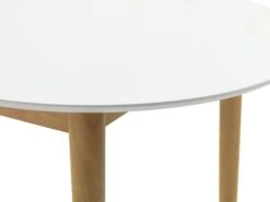Table EGENS 90x190/270 Blanc -Meubles Reduction Magasin 118481