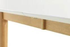 Table EGENS 90x190/270 Blanc -Meubles Reduction Magasin 118482