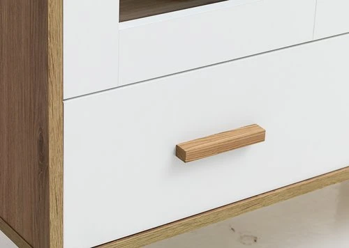 Vitrine GAMMELGAB 2 Portes A/éclairage LED Chêne/blanc 12 Vitrine GAMMELGAB 2 Portes A/éclairage LED Chêne/blanc – Image 10