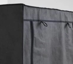 Armoire DAMHUS 100x174 Gris Foncé -Meubles Reduction Magasin 128290