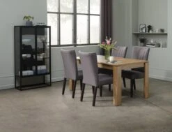 Table VEDDE 90x160 Chêne -Meubles Reduction Magasin 128697