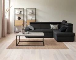 Canapé D'angle Convertible SAHL Gris Foncé -Meubles Reduction Magasin 130977