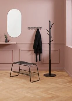 Porte-manteaux CIRKELHUSE Noir -Meubles Reduction Magasin 131570