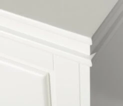 Meuble à Chaussures JERUP 3 Compartiments Blanc -Meubles Reduction Magasin 132692