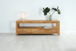 Royal Oak Meuble TV HAGE 170 Cm 3 Tiroirs Chêne -Meubles Reduction Magasin 132788