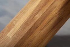 Royal Oak Table AGERBY 90x160 Verre/chêne -Meubles Reduction Magasin 133862