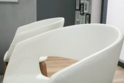 Chaise HOLSTEBRO Blanc -Meubles Reduction Magasin 134745