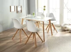 Chaise BLOKHUS Blanc/naturel -Meubles Reduction Magasin 134891