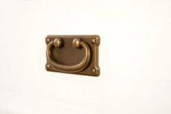 Buffet VILSTED 2 Portes Blanc/brun -Meubles Reduction Magasin 135051