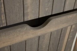 Meuble à Chaussures OLDEKROG 3 Compartiments Blanc/gris -Meubles Reduction Magasin 135241