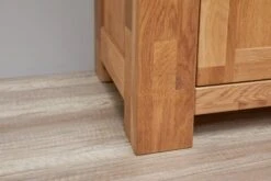 Royal Oak Vitrine OLDE 2 Portes + 2 Portes Vitrées Chêne -Meubles Reduction Magasin 135352