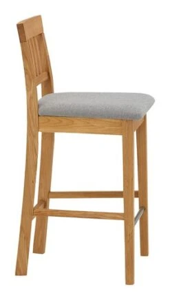 Royal Oak Chaise De Bar HJERTING Gris -Meubles Reduction Magasin 136981