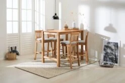 Royal Oak Table De Bar FAUSKE 70x115 Chêne -Meubles Reduction Magasin 136988