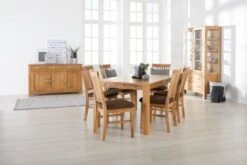 Royal Oak Buffet HAGE 3 Portes 3 Tiroirs Chêne -Meubles Reduction Magasin 137009 1