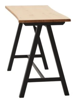 Royal Oak Table De Bar SANDBY 71x183 Chêne Naturel/noir -Meubles Reduction Magasin 137286