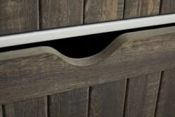 Commode ORLANDO 3 Tiroirs Blanc/gris -Meubles Reduction Magasin 137779