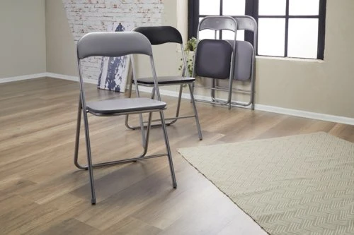 Chaise Pliante VIUF Gris 8 Chaise Pliante VIUF Gris – Image 6