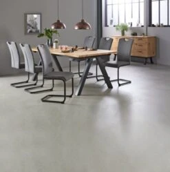 Royal Oak Table SANDBY 100x210 Chêne Naturel/noir -Meubles Reduction Magasin 139196