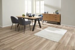 Royal Oak Buffet SANDBY 2 Portes + 3 Tiroirs Chêne Naturel/noir -Meubles Reduction Magasin 139204