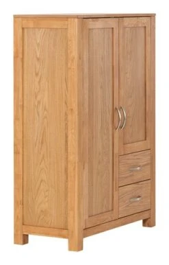 Royal Oak Commode HAGE 2 Tiroirs 2 Portes Chêne -Meubles Reduction Magasin 139498