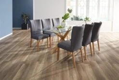 Chaise NORDRUP Tissu Gris/naturel -Meubles Reduction Magasin 142848