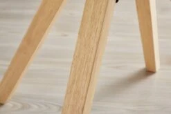 Chaise BLOKHUS Noir/naturel -Meubles Reduction Magasin 147918