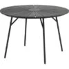 Table De Jardin RANGSTRUP Ø110 Noir/noir -Meubles Reduction Magasin 150048