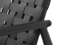 Fauteuil Lounge EDDERUP Noir -Meubles Reduction Magasin 150250