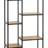 Étagère TRAPPEDAL 7 Tablettes Chêne/noir