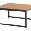 Table Lounge GAMST L75xL75 Naturel -Meubles Reduction Magasin 151125