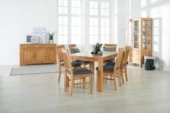 Royal Oak Buffet HAGE 3 Portes 3 Tiroirs Chêne -Meubles Reduction Magasin 159032 1