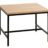 Royal Oak Table Basse TEBSTRUP 60x60 Chêne/noir 2 Royal Oak Table Basse TEBSTRUP 60x60 Chêne/noir -Meubles Reduction Magasin 161920