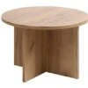 Table Basse KALVEHAVE Ø70 Chêne -Meubles Reduction Magasin 161930
