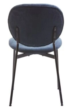 Chaise MANSTRUP Pétrole/noir -Meubles Reduction Magasin 162081