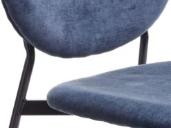 Chaise MANSTRUP Pétrole/noir -Meubles Reduction Magasin 162082