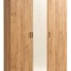 Armoire LINTRUP 157x220 Chêne -Meubles Reduction Magasin 162198