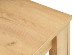 Table LINTRUP 90x190/280 Chêne -Meubles Reduction Magasin 162224