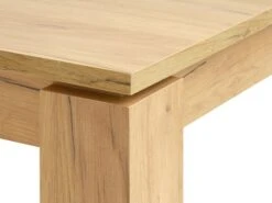 Table LINTRUP 90x190/280 Chêne -Meubles Reduction Magasin 162225