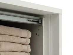 Armoire SALTOV 204x222 Blanc -Meubles Reduction Magasin 162346