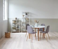 Étagère TRAPPEDAL 7 Tablettes Chêne/b. -Meubles Reduction Magasin 165115